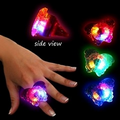 Light Up Flashing LED Butterfly Jelly Flashing Ring